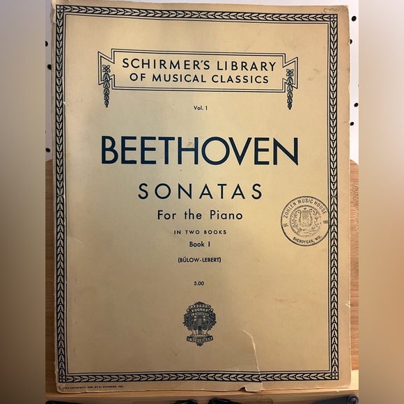 Beethoven Sonatas for the Piano, Book 1" from Schirmer's Library of Music - Picture 9 of 16